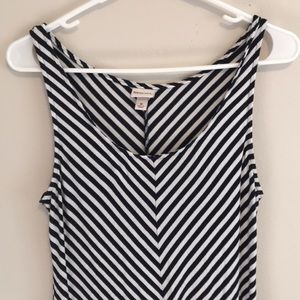 Navy Stripe Maxi Dress